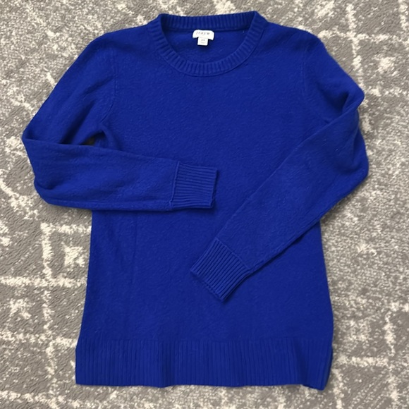 J. Crew Sweaters - J. Crew cobalt blue Reimagined crew neck sweater